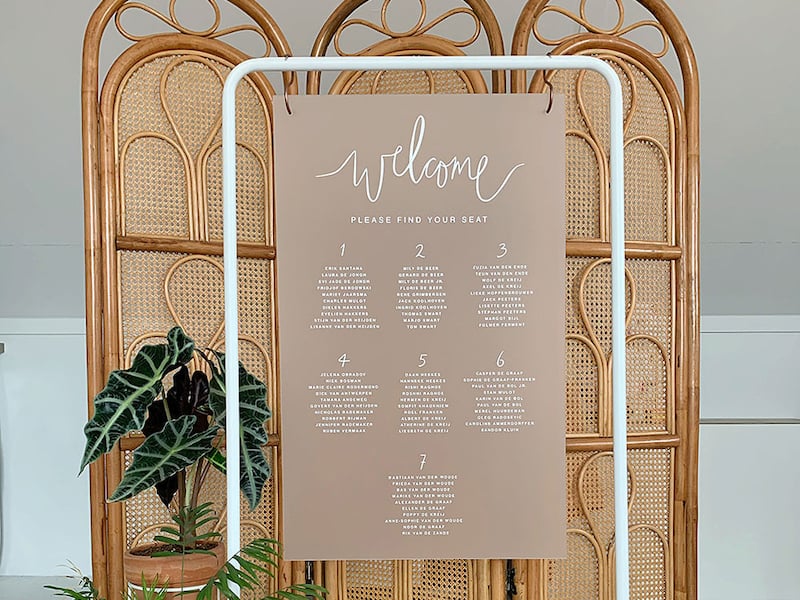 Acrylic Welcome Board