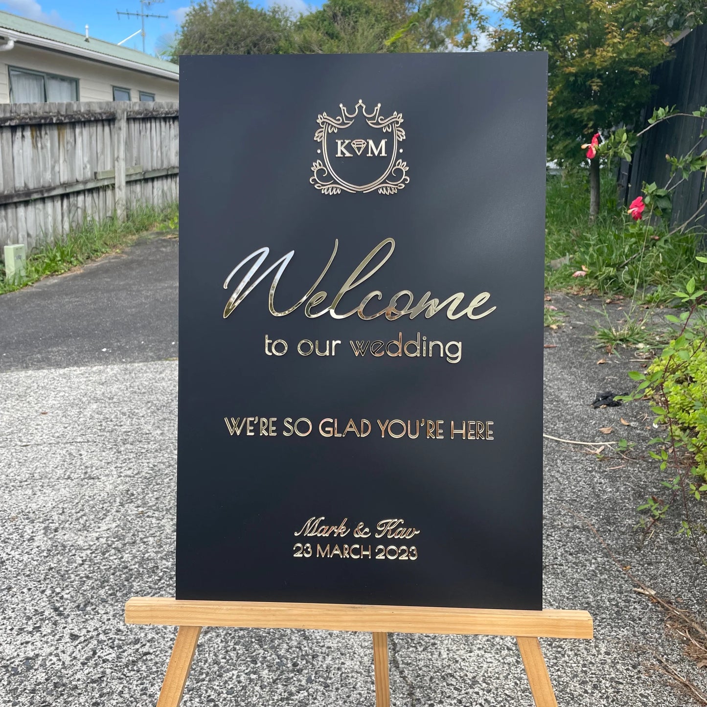 Acrylic Welcome Board