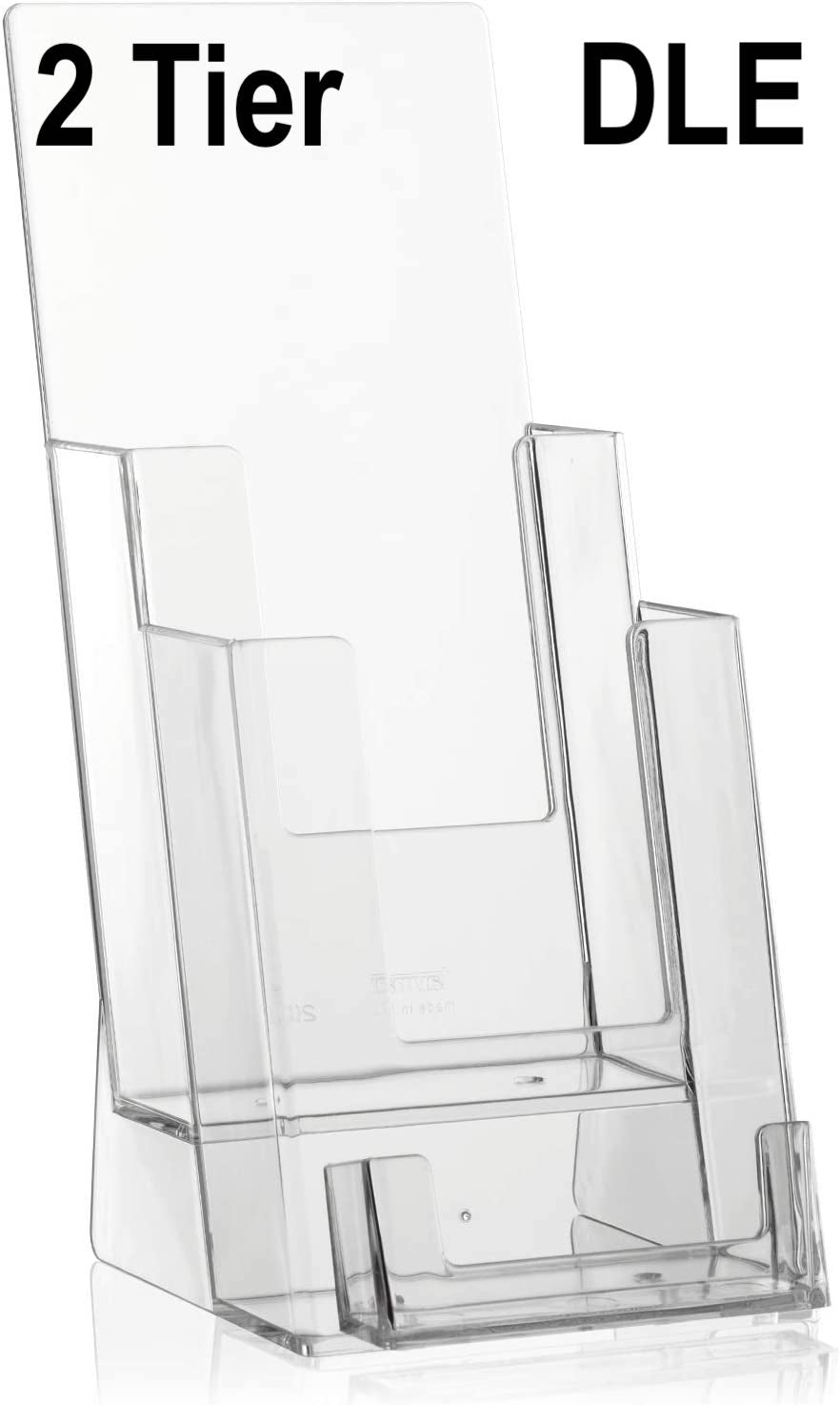 Brochure Holder Free Standing with Business Card Holder
