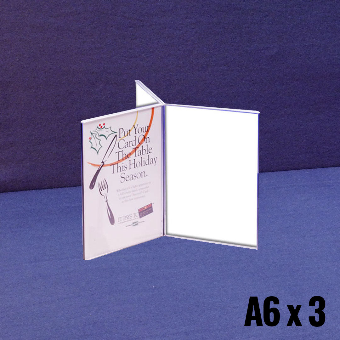 Multi-Sided Sign/Menu Holder