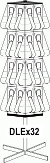 Stand Tall Floor Standing Revolving Display Stand